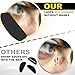 Eyeglass Nose Pads Anti Slip - 6 Pairs Ultra Thin 1mm Silicone Nose Pads for Glasses - Soft Stick On Nose Cushions for Eyeglasses & Sunglasses - Glasses Accessories Kit - (Black Beige)