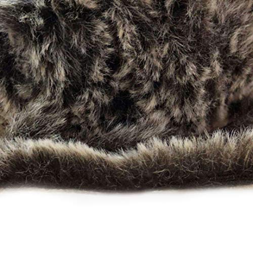 Pretty Jolly 4 Skeins Faux Fur Super Soft Chunky Fluffy Eyelash Yarn for Crochet Knitting (Coffee) - Image 3