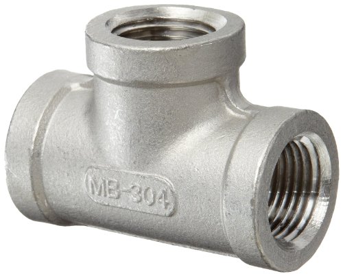 Stainless Steel 304 Cast Pipe Fitting, Tee, Class 150, 2