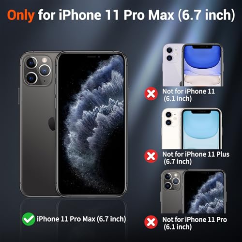 Image of SUPFINE Magnetic for iPhone 11 Pro Max Case Antique White | (Compatible with MagSafe)(Military Grade Drop Protection)Shockproof Translucent Matte Phone Cover