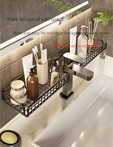 Étagère murale sans perçage au-dessus du robinet de cuisine - 4