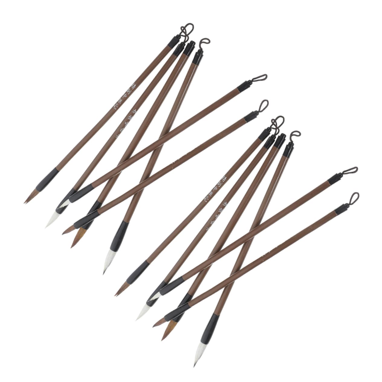 BESTonZON 12Pcs Calligraphy Brush Set Versatile Calligraphy Tools for Students for School Home Practice Multiple Brush for Efficient Writing Painting Skills