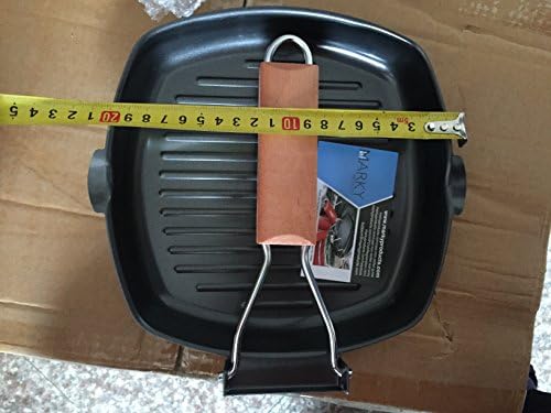 Marky Products Cast Iron Skillet (20cm) Best Heavy-Duty Professional Cookware Restaurant Chef Quality Dutch Oven Griddle Pan