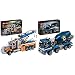 LEGO 42128 Technic Le Camion de Remorquage Lourd Camion Jouet avec Grue & 42112 Technic Le Camion bétonnière, Jouet Véhicule de Chantier pour Enfant de 10 Ans et +, Kit de Construction