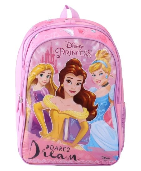 STRIDERS14 Inches Princess School Bag Royal Elegance In Every Step For Little Royalty Age 3 Yr To 5 Yr (Multicolor)