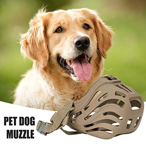 tampa da boca do cão - Capa de boca de cachorro de silicone macio,Focinheira anti-mordida, latido e