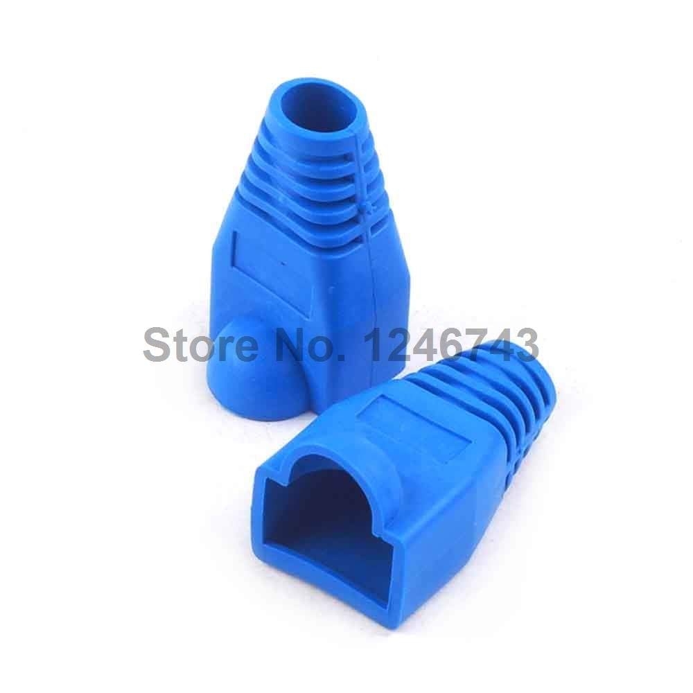 Buyme 50Pcs Rj45 Connector Caps Cat5 Cat5E Cat6 Multicolour Sheath