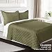 3 Piece Quilt Set Full/Queen Size By Clara Clark– Luxury Bedspread Coverlet Soft All Season Microfiber – Machine Washable - Comes in Many Colors - set includes Quilt & Shams
