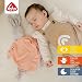 Fehn Schmusetuch Baby Spielzeug Hase - Schnuffeltuch für Neugeborene - Kuscheltier mit Schnuller Befestigung - Einschlafhilfe Handpuppe - Kuscheltuch Schlaftier für Babys und Kleinkinder ab 0+ Monaten