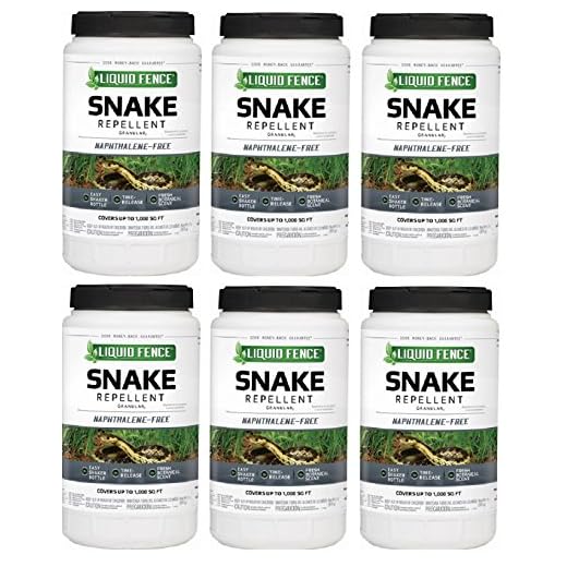 Liquid Fence HG-85010 2 lb Snake Repellent Granules - Quantity 6