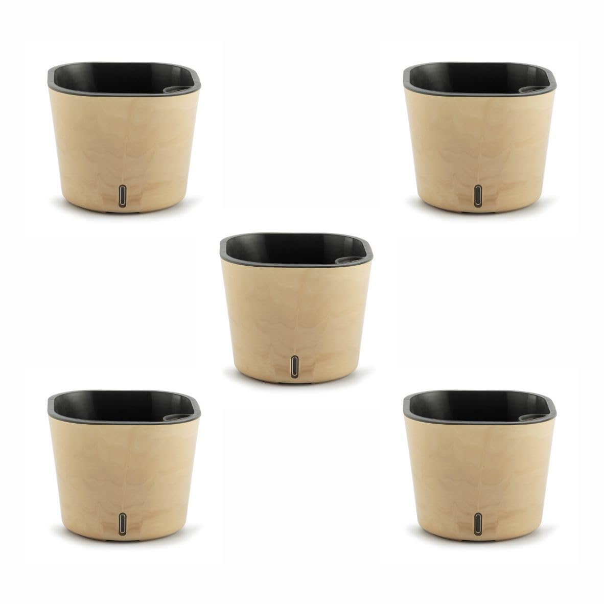 GARDENCIA Self Watering Flower Pots for Outdoor Indoor Gardening/Decorative Modern Gamla/Cube 6" Self Watering Pot (Italian Marble, Pack of 5) (B0CCL82Z8L) Amazon Price History, Amazon Price Tracker