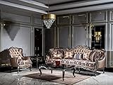 Material sillones: madera maciza, espuma de poliéster, tela