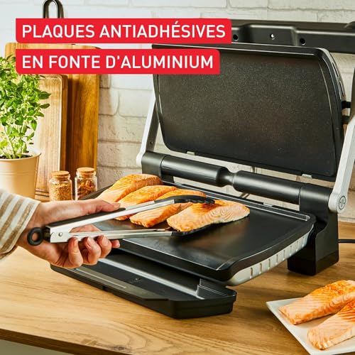 Plaques plancha XA729810 compatibles avec gril OptiGrill+ XL