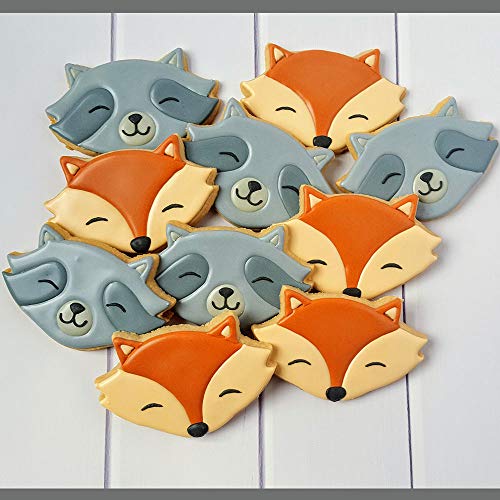 Ann Clark Cookie Cutters 5-Piece Animal Faces Cookie Cutter Set With Recipe Booklet, Cat Face, Dog Face, Bear Face, Raccoon/Fox Face, Bunny Face #TOP6