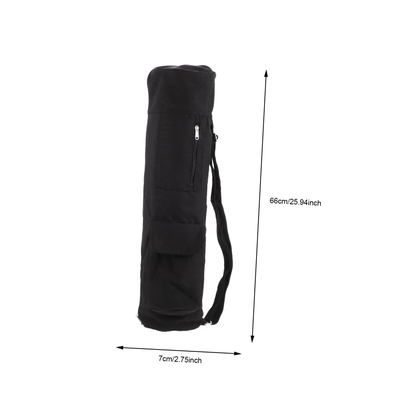 TOYANDONA Yoga Mat Carrier Bag Portable Wear Resistant Yoga Mat Pouch with Zipper Closure for and Transport and Fitness Lovers