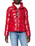 roter daunenmantel herren Rosa PINKO Damen Mirco 1 Alternativer Daunenmantel, R58_Rosso Chili, 38 cm
