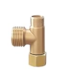 Bidet T Adapter Compatible with Toto Fit Washlets for Skirted Toilets Install, (3/8