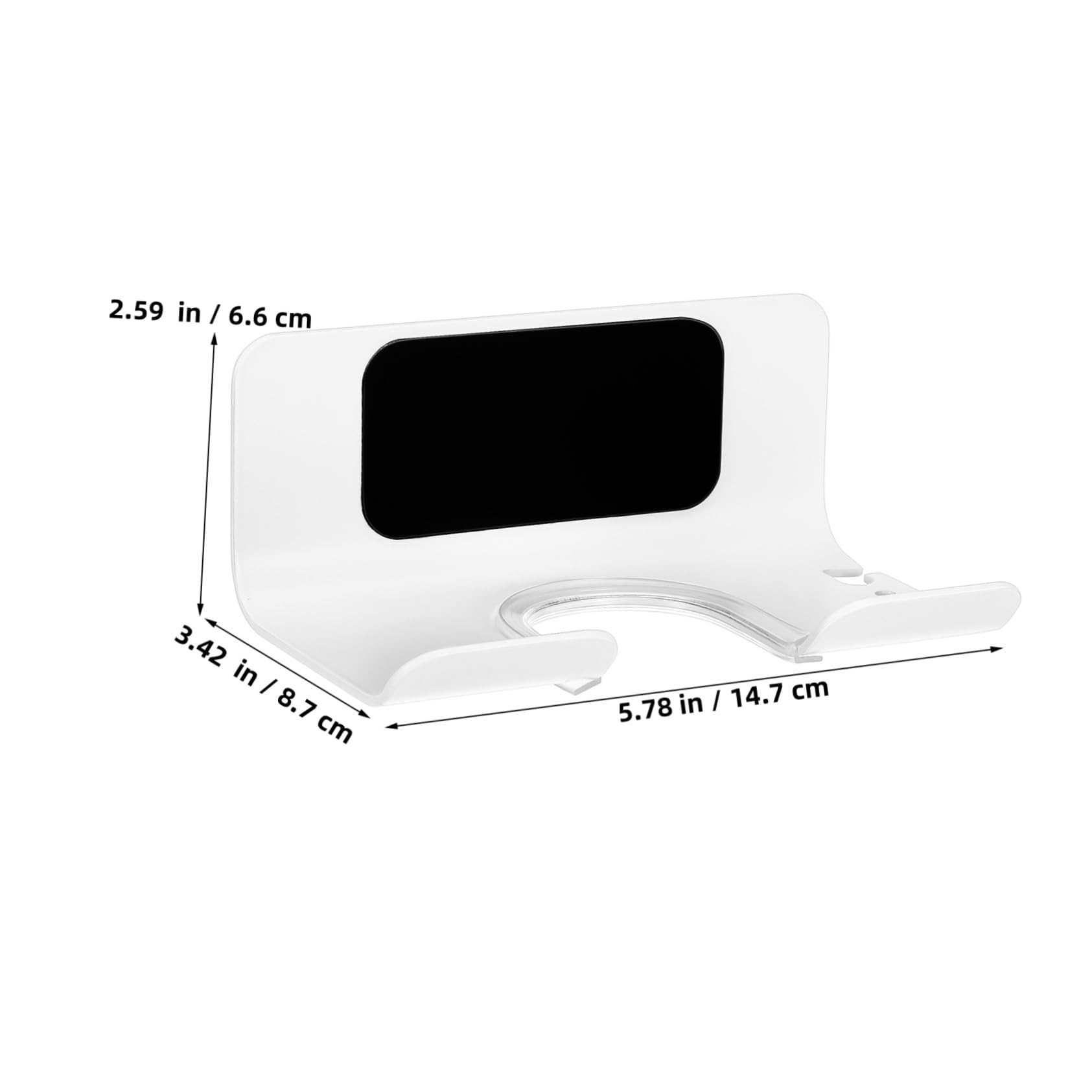 AUTSUPPL Sturdy Aluminum Hair Dryer Stand Wall-mounted Hair Dryer and Styling Tools Organizer