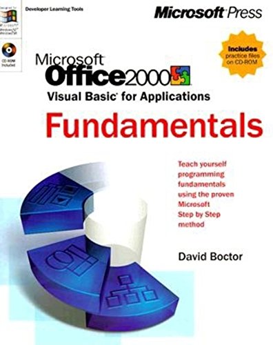  Microsoft Office 2000: Visual Basic for Applications Fundamentals