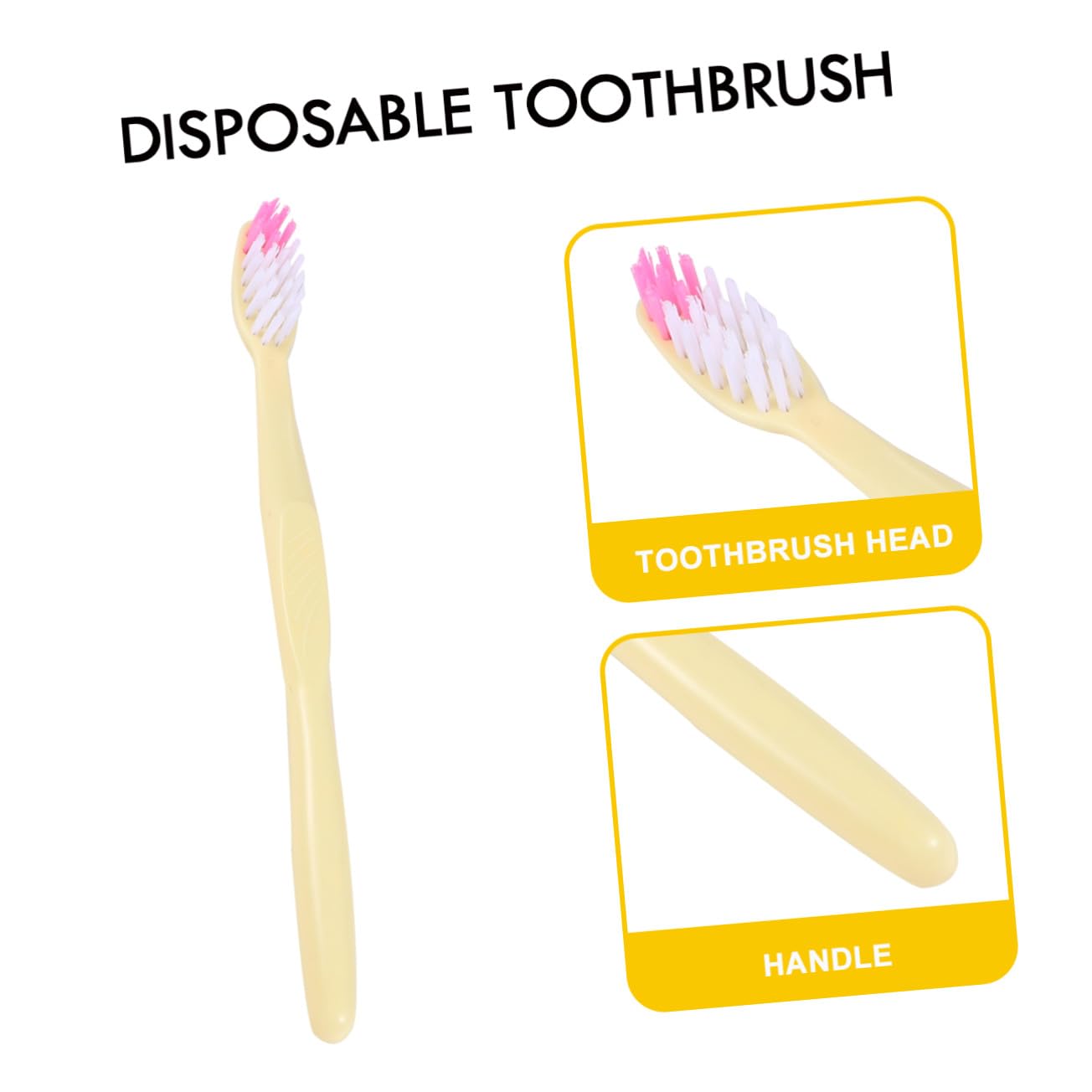 CRAFTHROU Spazzolini da Denti Piccolo Monouso Set 100 Pezzi con Dentifricio in Plastica Portatile, Confezionati Singolarmente Stili multipli per Viaggio e Hotel Stili multipli