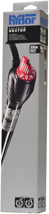 Hydor Theo Shatterproof Aquarium Heater, 300-Watt & Ideal For 53 To 80 Gallon Fish Tanks, 15.5 Inches Long 300 watt