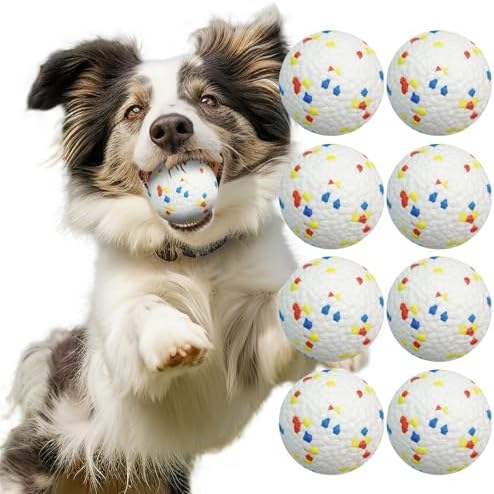 Dog Balls (Chuck It Compatible), Dog Toy Balls 8 Pack 2.28'' - In...