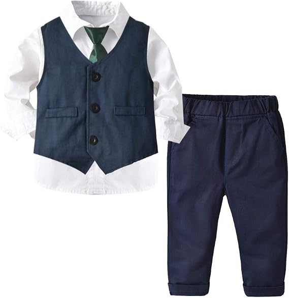 Amazon Maxer 80 90 100 110 1 130 子供スーツ 男の子 卒業式 入学式 子供フォーマル スーツ 青 無地4点セット 男子 小学校 入園 卒園 フォーマル 七五三 発表会 スーツ フォーマル 通販