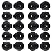 Teemade 20 Pieces Silicone Earbud Cover Tips Replacement Ear Gels Buds for Samsung Galaxy Note 5/Note 7/S7/S6/S6 Edge/Level U Earbuds (Black)