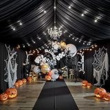 Cortina de techo negra de 20 x 40 pies,...