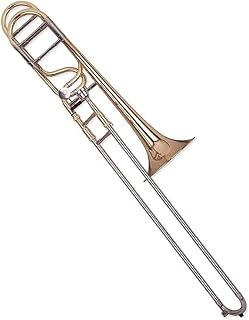 Trombón profesional en si bemol instrumento de cobre blanco instrumento trombón