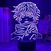 Produktbild 3D Illusionslampe Anime Satoru Gojo Licht Jujutsu Kaisen LED Nachtlicht für Geburtstagsgeschenk Jujutsu Kaisen Nachtlicht Satoru Gojo Lampe