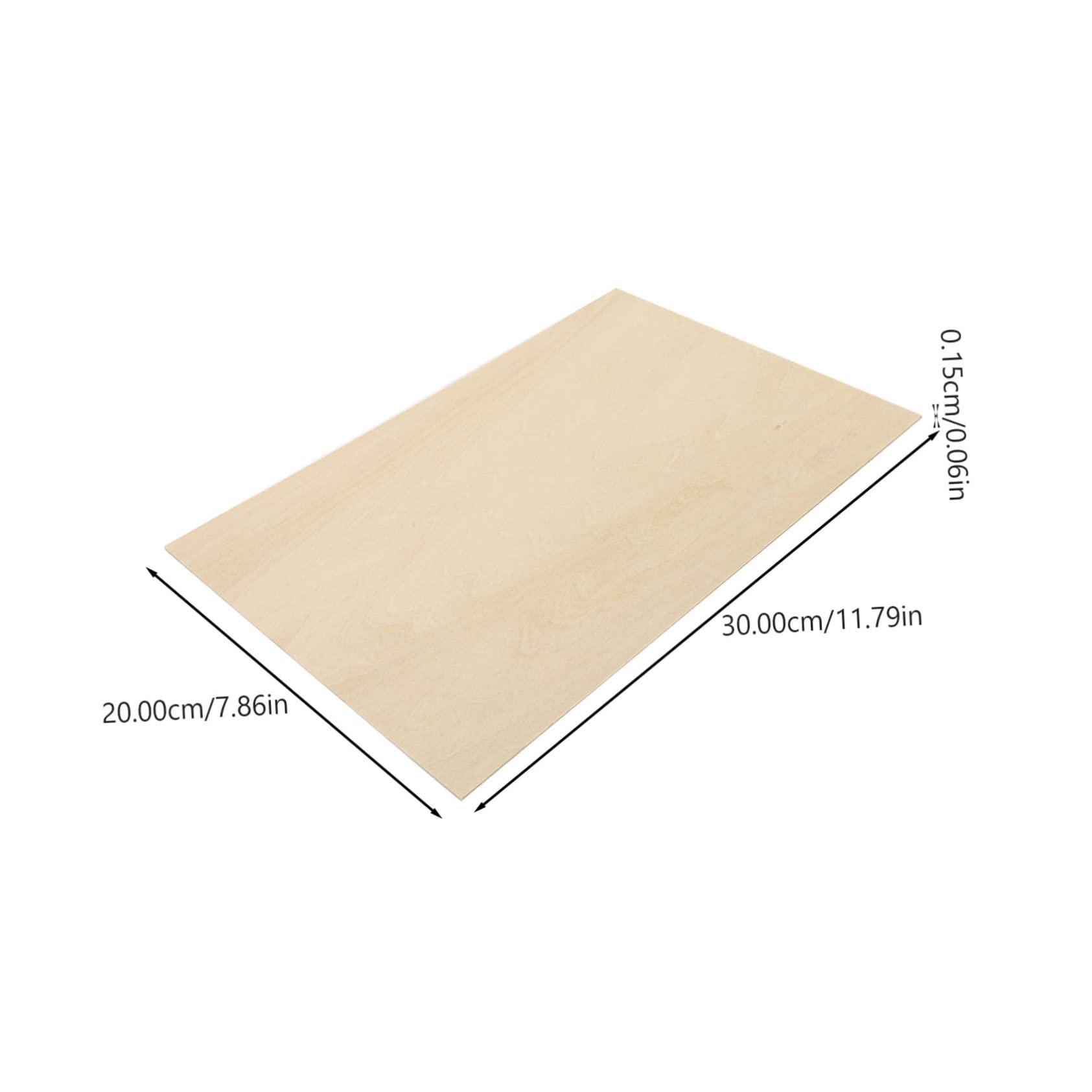 Gatuida 10 Pezzi Sagome in Legno di Tiglio, Compensato Leggero per Modelli, Fai da Te e Pirografia, per Pittura e Lavori Manuali