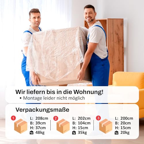 MOTIVENA Grand Bubble Bett 180x200 Beige Boucle, mit Stauraum, mit Kopfteil, mit Lattenrost, mit Füßen, ohne Matratze, Bubble Polsterbett 180x200 mit Bettkasten Beige