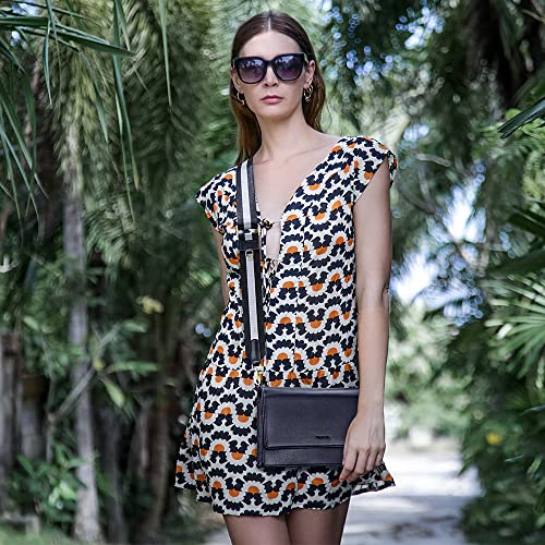 Image of nuoku Purse Straps Replacement Crossbody Straps for Purses Straps for Handbags Luggage Straps, Black & White