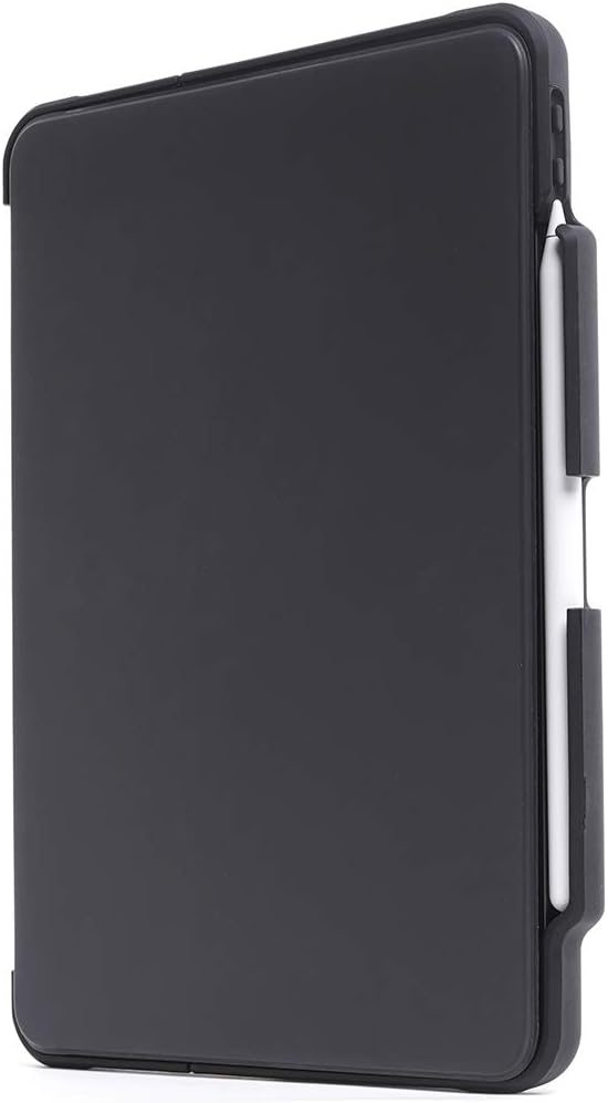 Black Friday - 60% OFF STM Dux Shell, Sleek case for Apple iPad Pro 11 Supports Apple Keyboard Folio - Black (stm-222-221JV-01)