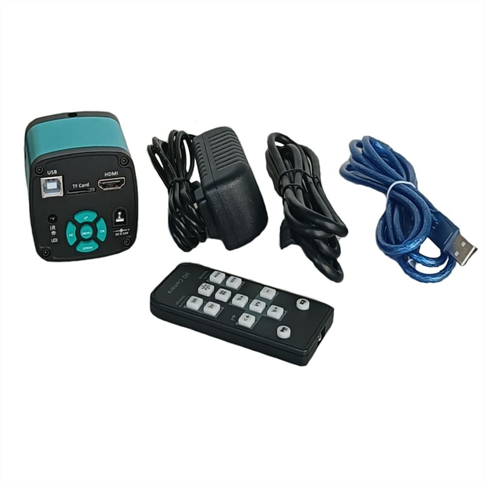 Accessori per microscopio da laboratorio 4K 60FPS 48MP Microscopio Fotocamera Obiettivo 120X Industrial Electronic Digital Microscopio for La Riparazione Del Telefono PCB Saldatura(4k Camera)