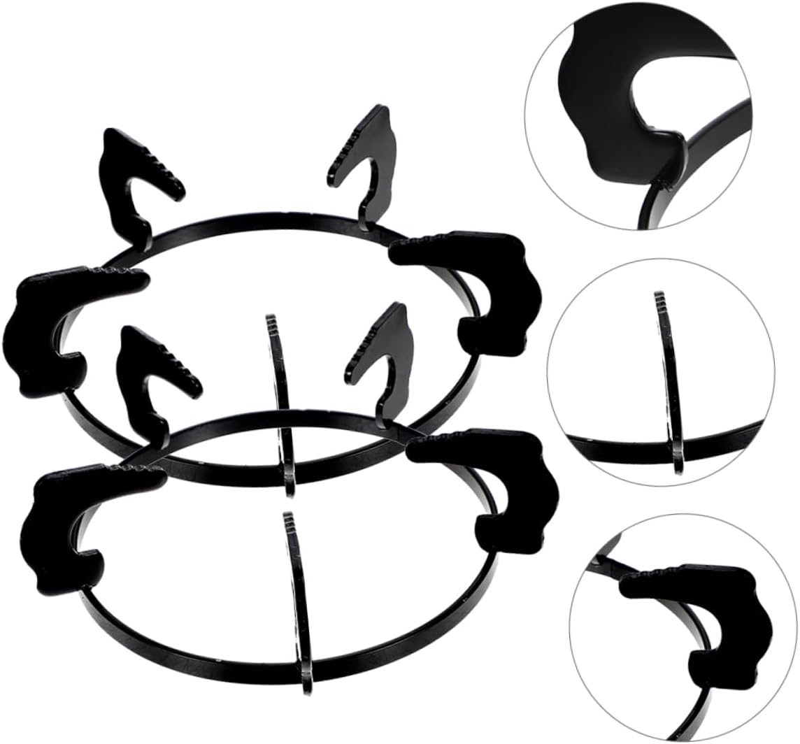 ABOOFAN 2pcs - Gas Stove Pot Bracket Rack for Wok and Cookware Stable Kitchen Accessory for Secure Cooking Gas Stoves