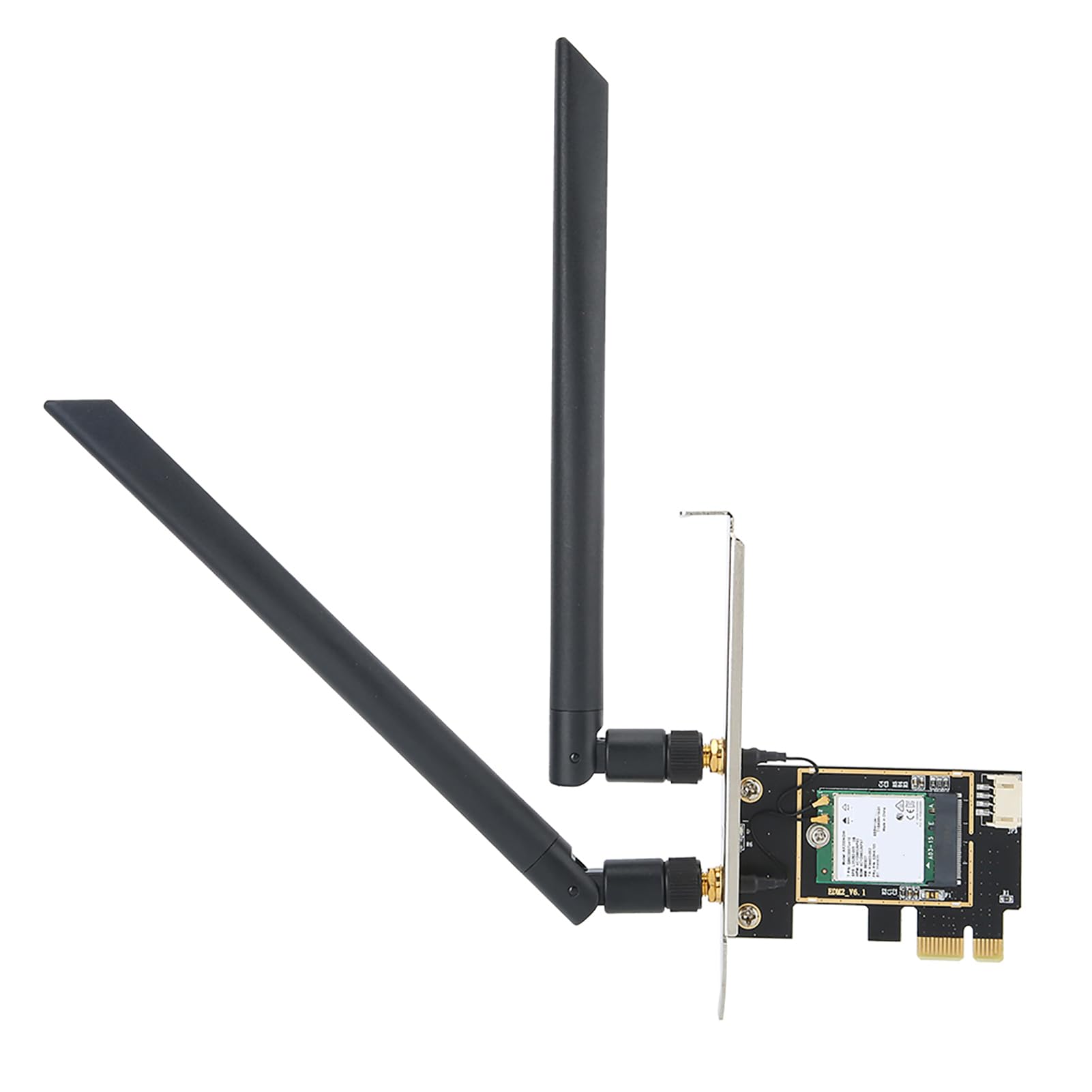 Wakects Carte Réseau PCIe WiFi 6, 2974Mbps AX200 Double Bande