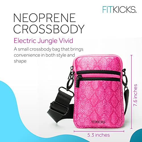 Image of FITKICKS Crossovers Active Sport Lifestyle Crossbody Sport Water-Resistant Casual Bag Sling Purse - Vivid