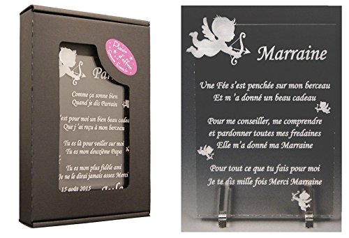 1 Poème Marraine - Ange (spécialiste des Cadeaux Parrain Marraine Baptême) Cover