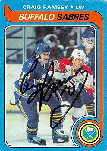 Autograph Warehouse 571529 Buffalo Sabres Craig Ramsey Autographed Hockey Card - 1979 Topps No.207