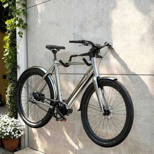 Bike Rack Garage, Bike Wall Mount, Bike Wall Mounted Holder Hook, Heavy-Duty Adjustable Bike Wall Rack, Hang Your Road, Mountain or Hybrid Bikes in Garage or Home, With EVA Foam Padded (1 Pack)