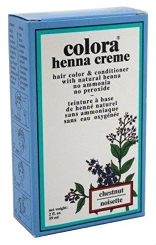 Colora Henna Creme Hair Color Chestnut, 2 oz (Pack of 9)