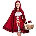 Produktbild Spooktacular Kreationen Rotkäppchen Kostüm für Damen Halloween Erwachsene Rollenspiele (Medium, Red)