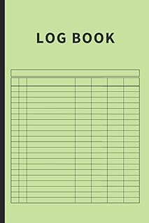 Log Book: Small Multipurpose with 7 Columns to Track Daily Activity, Time, Inventory and Equipment, Income and Expenses, Mileage, Orders, Donations, Debit and Credit, or Visitors (Tea Green)