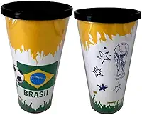 Copo Térmico Brasil Copa Do Mundo 480ml