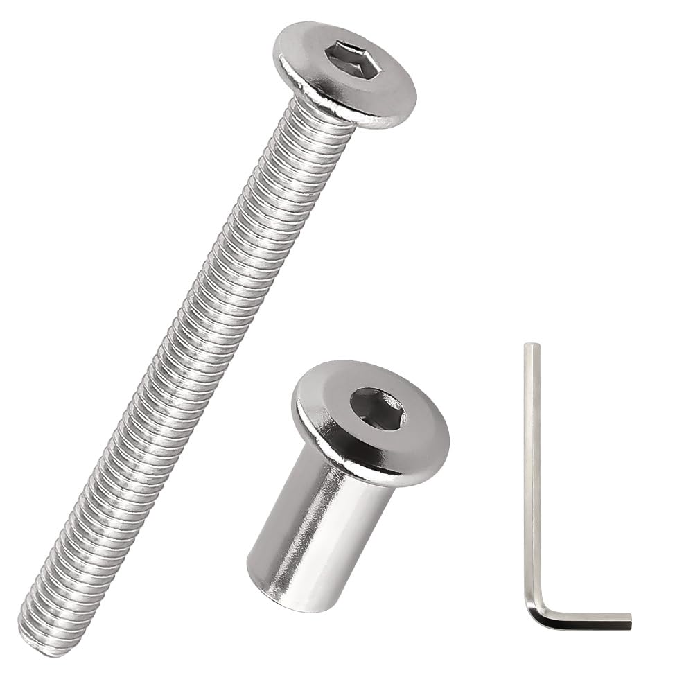 M6 Stainless Steel Binding Screws & Nuts - Black -11