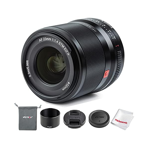 Viltrox 23mm F1.4 Autofokus Weitwinkelobjektiv, kompatibel mit APS-C Nikon Z-Mount spiegellose Kamera Z fc Z50 Z5 Z6 Z6…