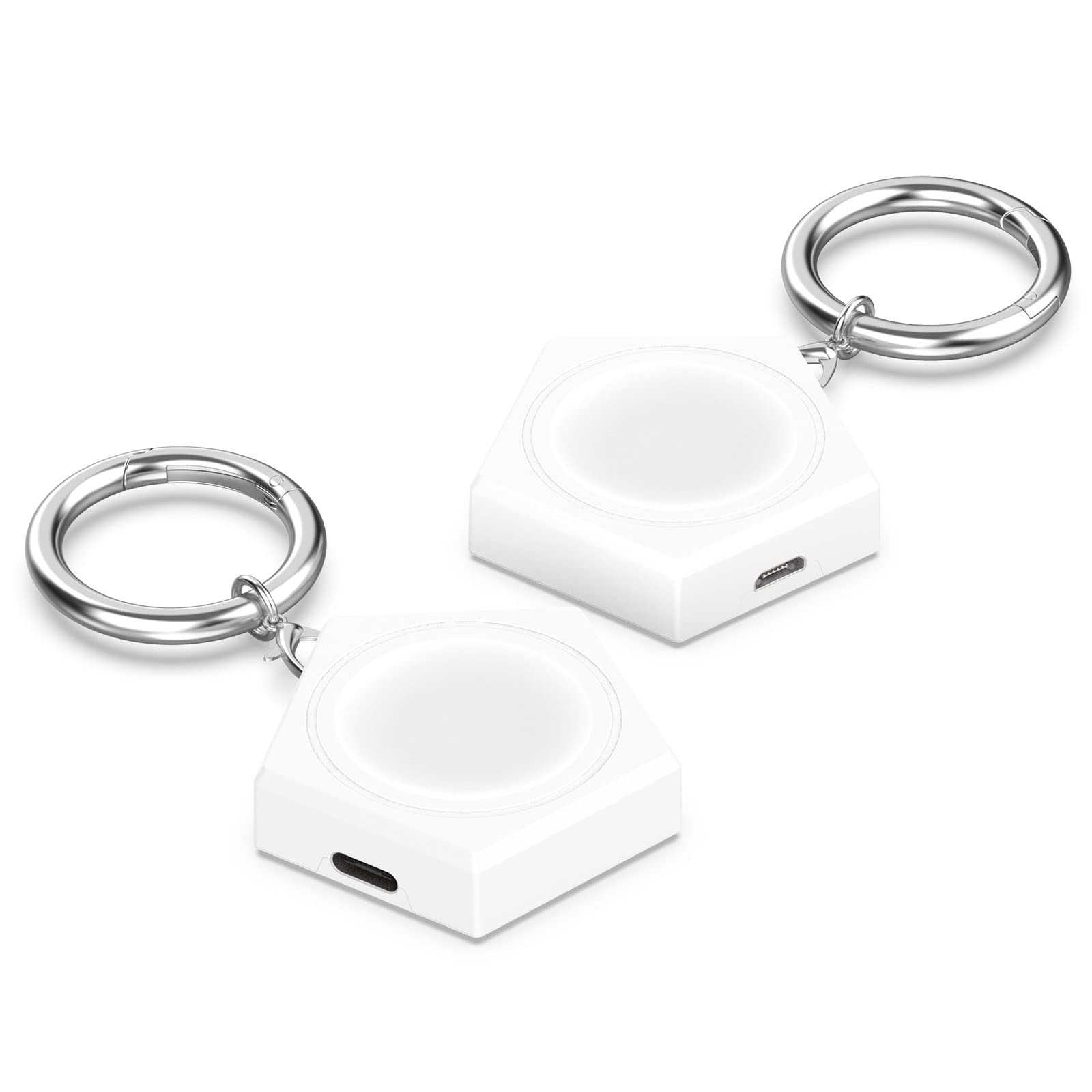 Charger Compatible with Huawei Watch D2/D/GT5 Pro/GT5/GT4/4/4 Pro/GT3/GT3 SE/GT3 Pro/3 Pro/GT Runner/GT2 Pro Charging Cable-Type C/Micro Charger Stand Adapter (White+White)