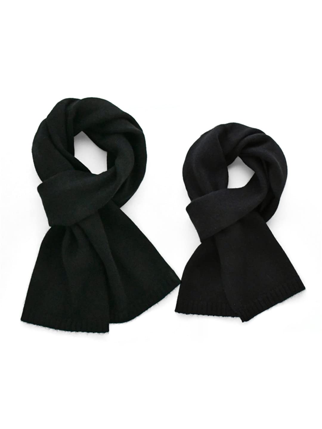 Lmtossey Sciarpa in cashmere stile semplice uomo donna autunno inverno caldo lavoro a maglia morbido cashmere adulti sciarpe regali